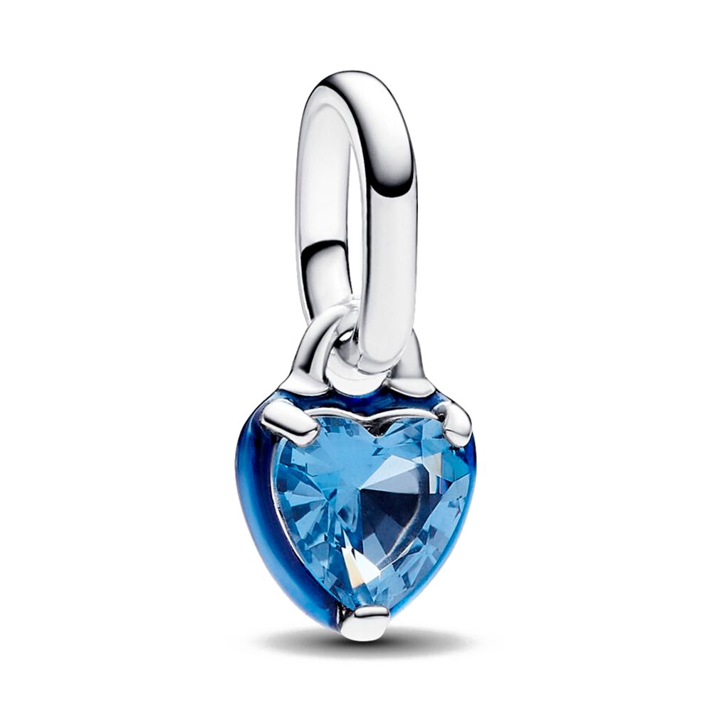 Pandora Blue Charms Mini Charm Pendant Chakra Heart Me 793042C02
