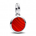Pandora ME Gravierbarer Mini-Medaillon-Charm Rot 793389C01