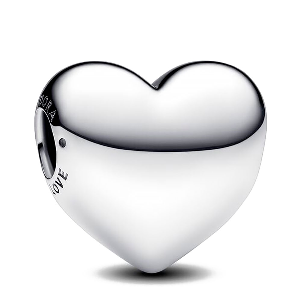 Pandora Silver Charms Big Heart Charm Be Love 793440C00