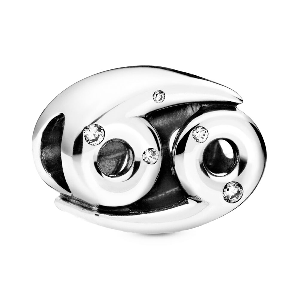 Pandora Silver Charms Brilliant Cancer Zodiac Charm 798434C01