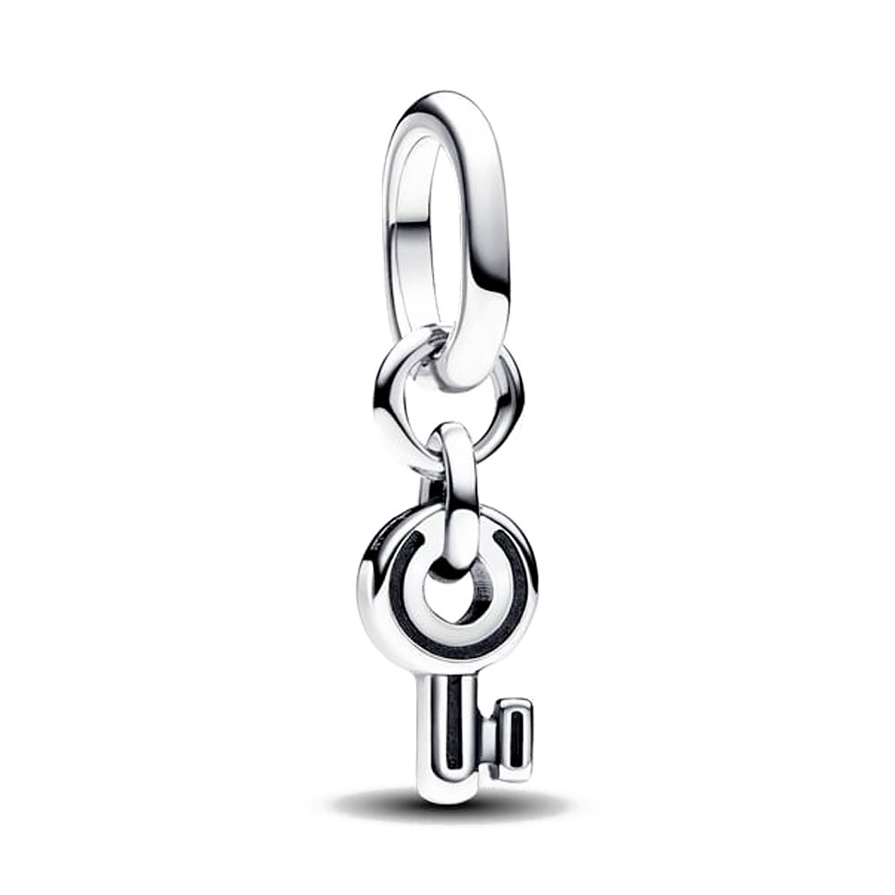 Pandora Silver Charms Mini Key Pendant Charm Me 793084C00