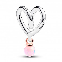 Two-Tone Wrapped Heart Charm 783242C01 - Sabina