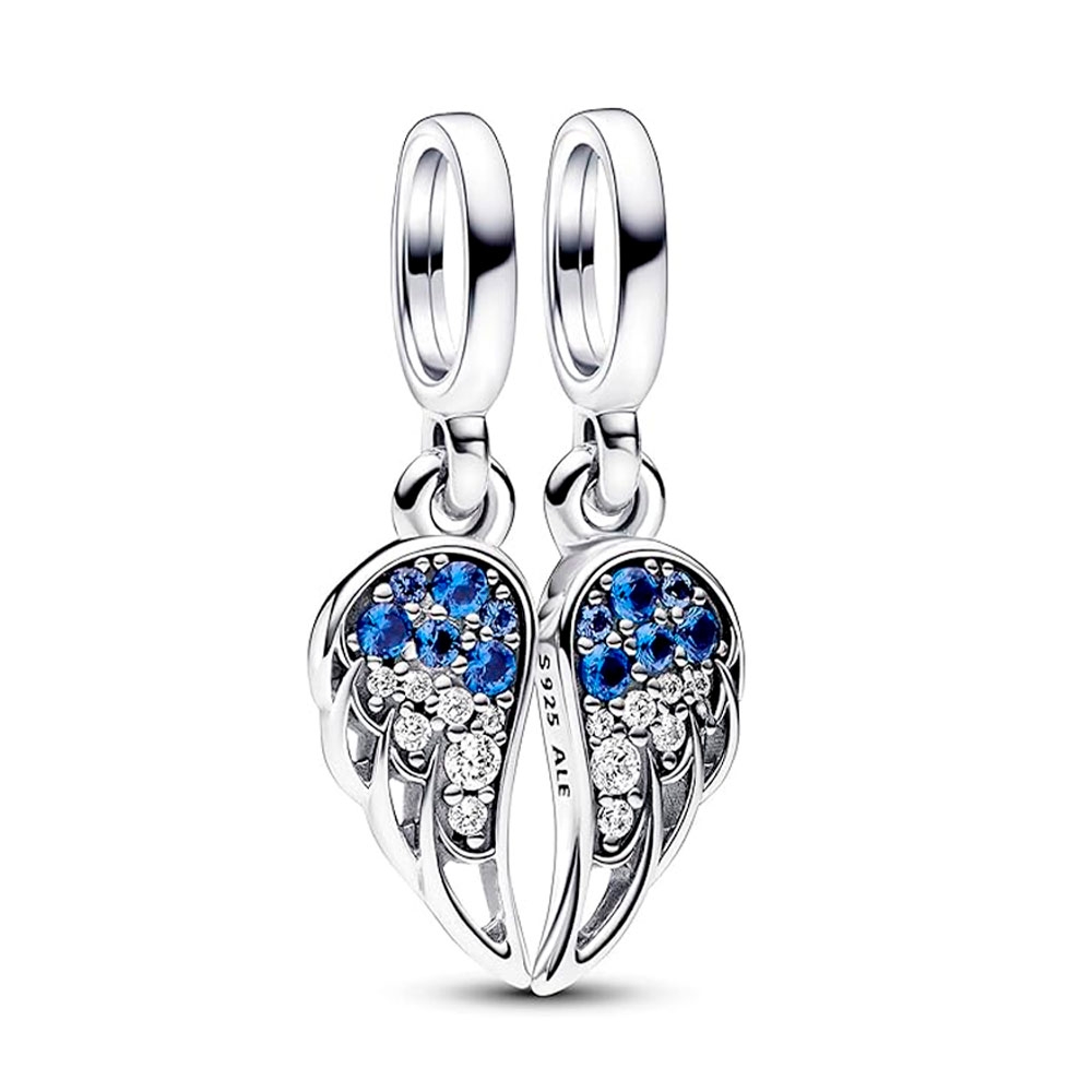 Pandora Charm Colgante Alas de Ángel Divisibles Brillantes 792821C01