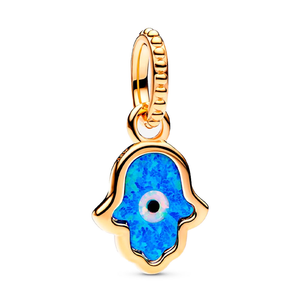 Pandora Blue Charms Hamsa Pendant Charm 762699C01