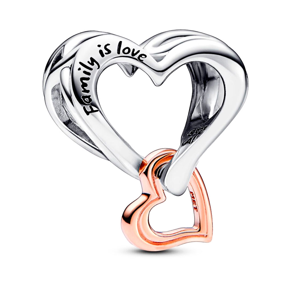 Pandora CHARM CORAZÓN INFINITO EN FILIGRANA EN DOS TONOS 782642C00