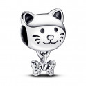 CHARM MASCOTA GATO Y LAZO 792255C01