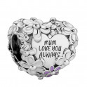 Charm Coeur Marguerite Maman 791155C01