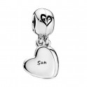 Charm pendentif en argent sterling Amour m&egrave;re et enfant 797777EN16
