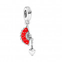 PENDANT CHARM IN STERLING SILVER SPANISH FAN 797879EN09