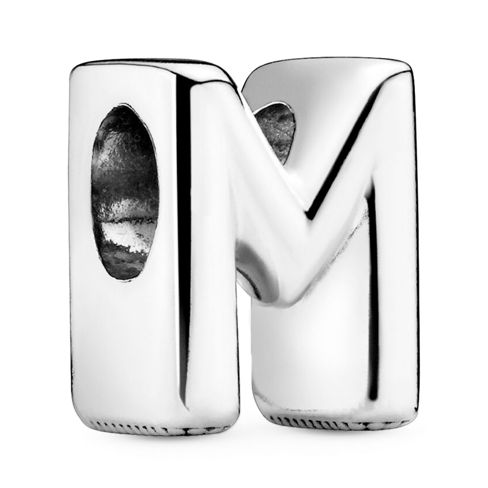 Pandora Silver Charms Charm In Sterling Letter M 797467