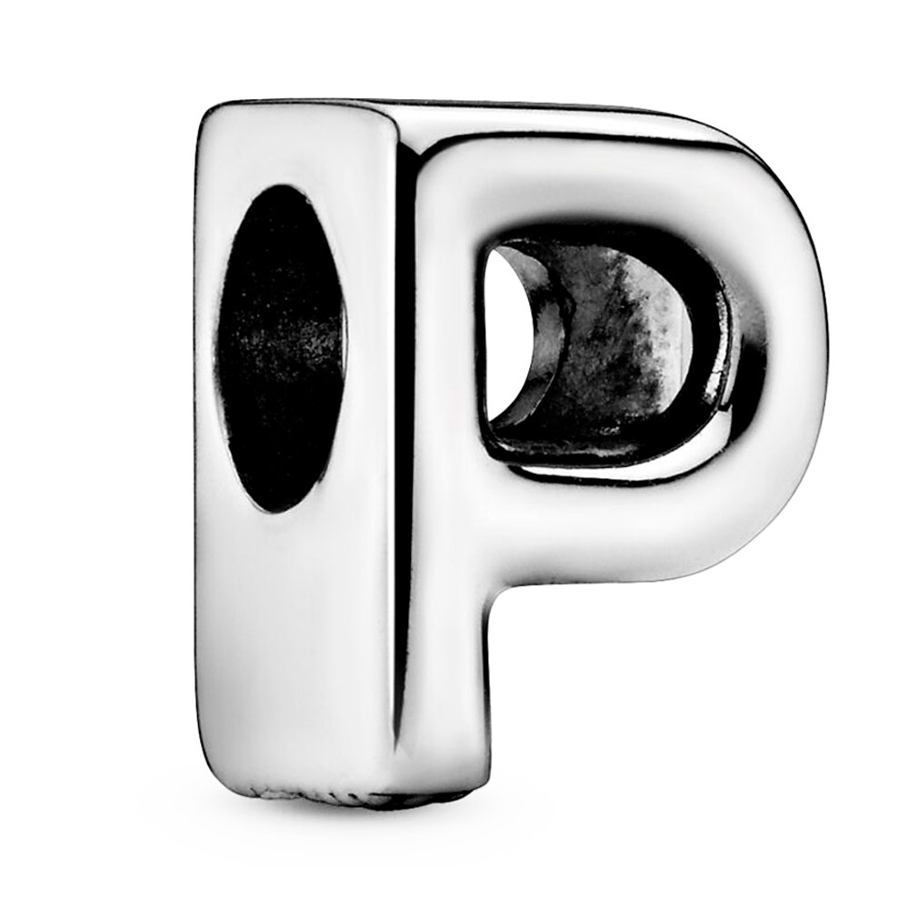 Pandora Silver Charms Charm In Sterling Letter P 797470