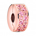 CHARM DE CLIP PAV&Eacute; ROSA 781817PCZ