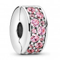 Pink Pav&eacute; Clip Charm 791817PCZ