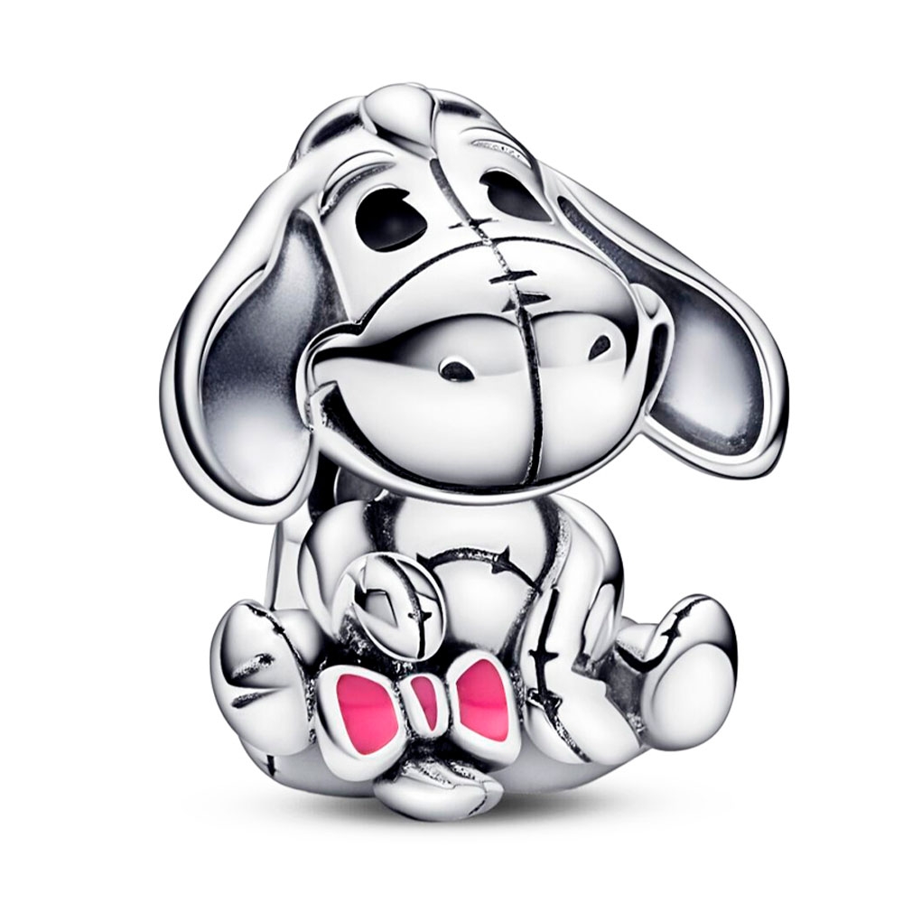 Pandora Silver/Black Charms Disney Winnie The Pooh Igor Charm 792209C01
