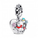 CHARM COLGANTE DOBLE WINNIE THE POOH Y PIGLET DE DISNEY 792214C01