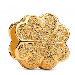 Mini Clover Texture Charm 14k Gold Overlay 764047C00 - Pandora - Trenfit
