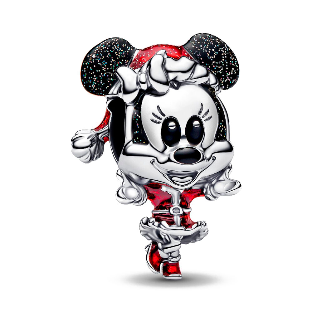 Pandora Silver Charms Disney Christmas Minnie Mouse Charm 794218C01
