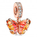 schmetterlingsanhanger-aus-rosa-und-gelbem-muranoglas-782698c01