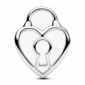 Filigree Heart Padlock Charm 794358000