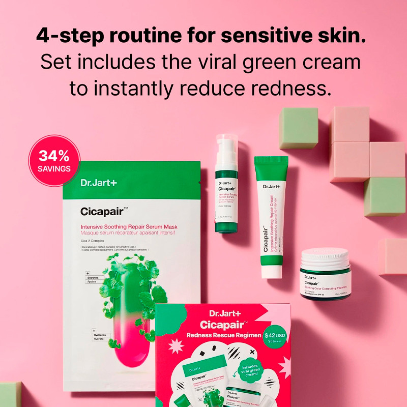 Dr. Jart + Drjart Set Cicapair Redness Rescue Estuche – imagen 2