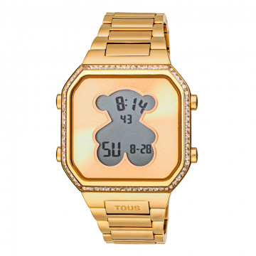 montre-numerique-d-bear-avec-bracelet-en-acier-ipg-dore-et-zircone-cubique