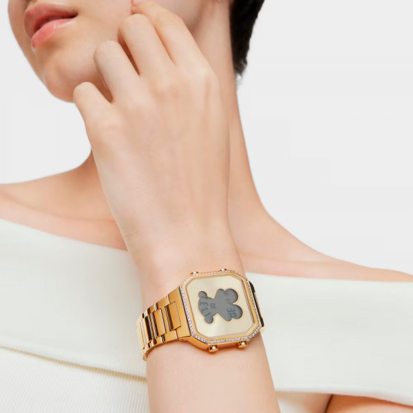 montre-numerique-d-bear-avec-bracelet-en-acier-ipg-dore-et-zircone-cubique