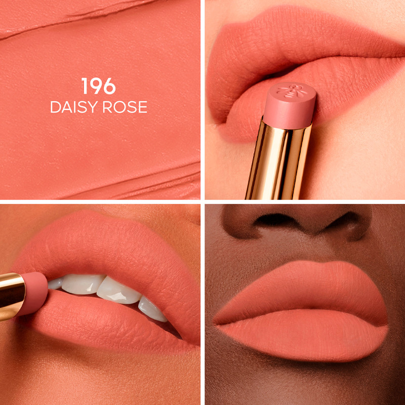 Guerlain KissKiss Bee Glow Matte El labial mate con miel que desafía la transferencia