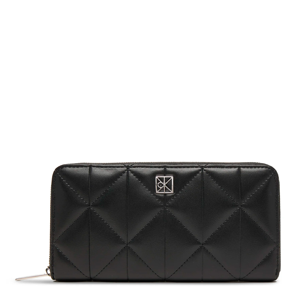 Calvin Klein Jeans  Women's wallets and purses QUILTED LONG ZIP AROUND WALLET