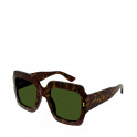 Occhiali da sole Gucci Oversize Square color avana GG1111S