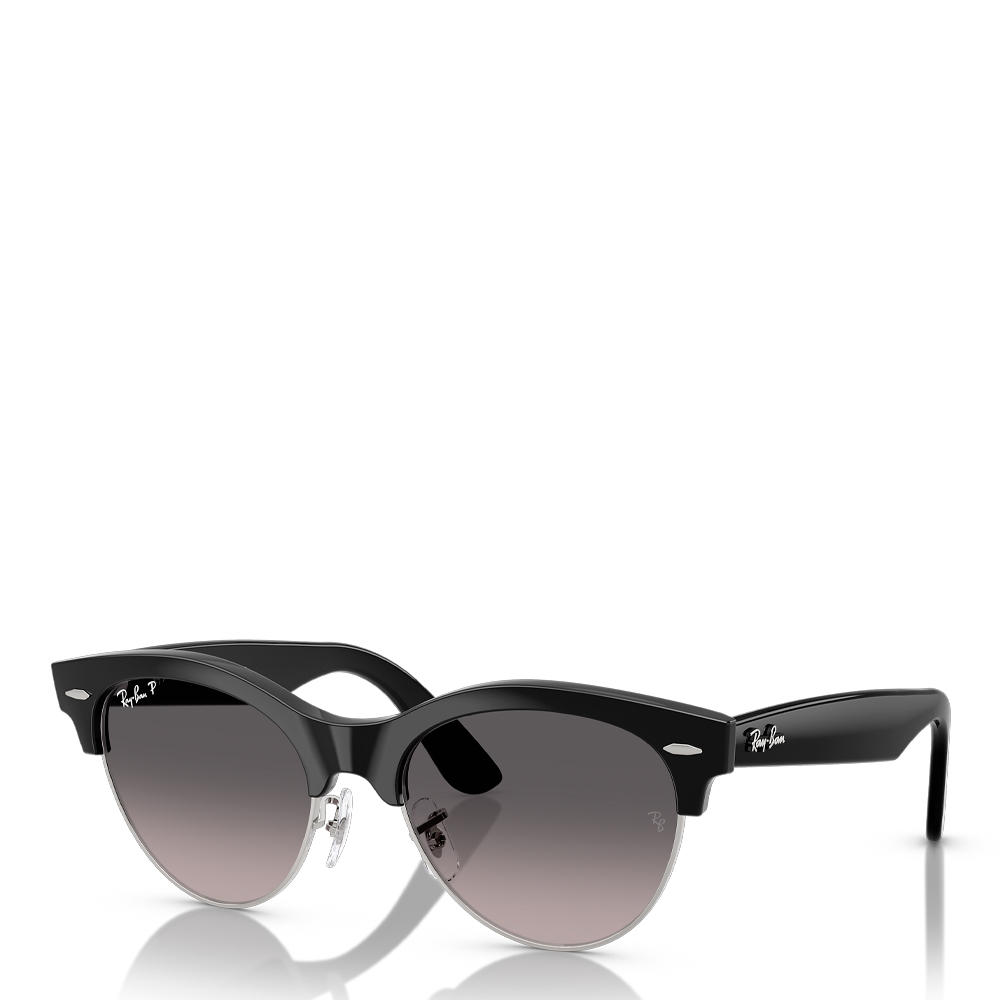 Ray-Ban Women's Black/Silver Sunglasses For Clubmaster Way Sunglasses