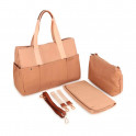 Bolso cambiador para beb&eacute; con detalle de logotipo
