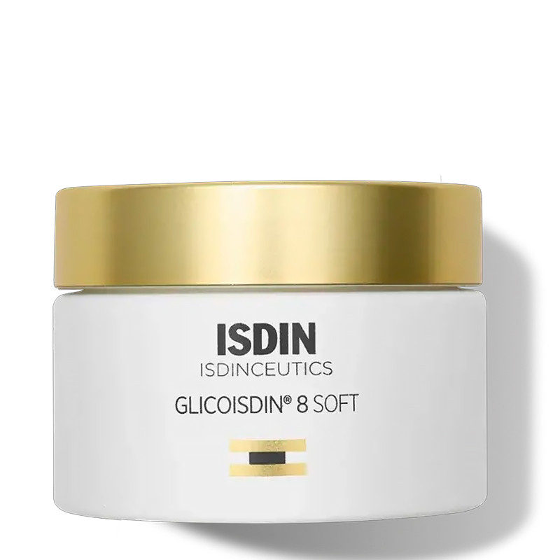 Isdin Women's Cream Face Skin Care Glycoisdin 8 Soft Exfoliating With Glycolic Acid