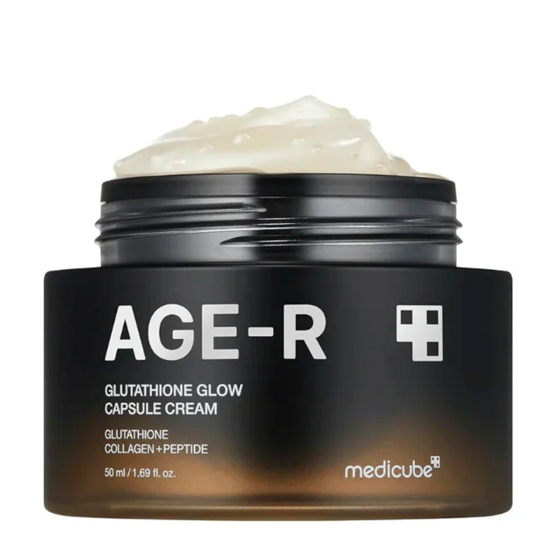 Medicube  Face Skin Care AGE-R Glutathione Glow Capsule Cream Glass Skin Effect Illuminating Cream