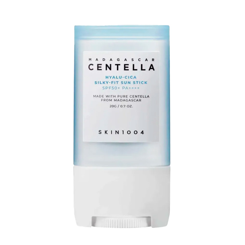 Skin1004  Korean Cosmetics Madagascar Centella Hyalu-Cica Silky-fit Sun Stick SPF50 Sunscreen Stick