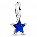 PANDORA COLGANTE 794613C01 STAR STERLING SILVER MINI   IMITATION LAPIS LAZULI