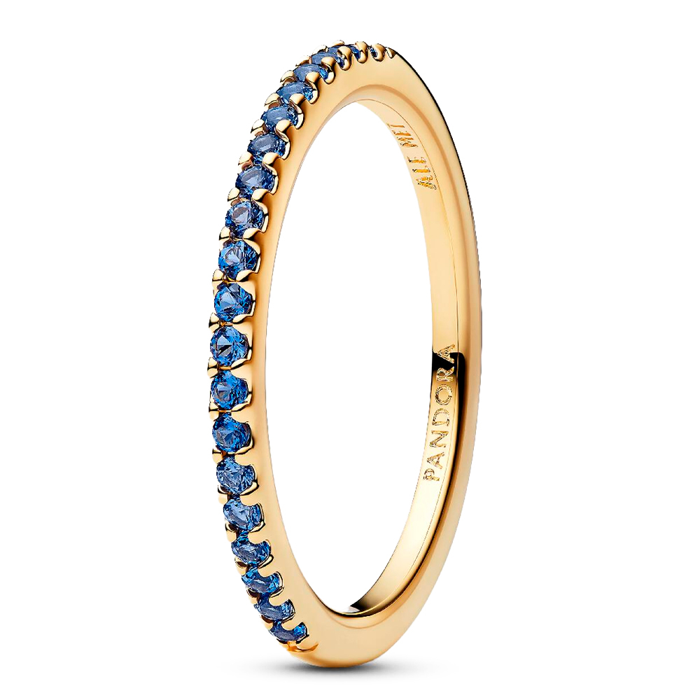 Pandora Blue Rings Bright Band Ring 162999C02