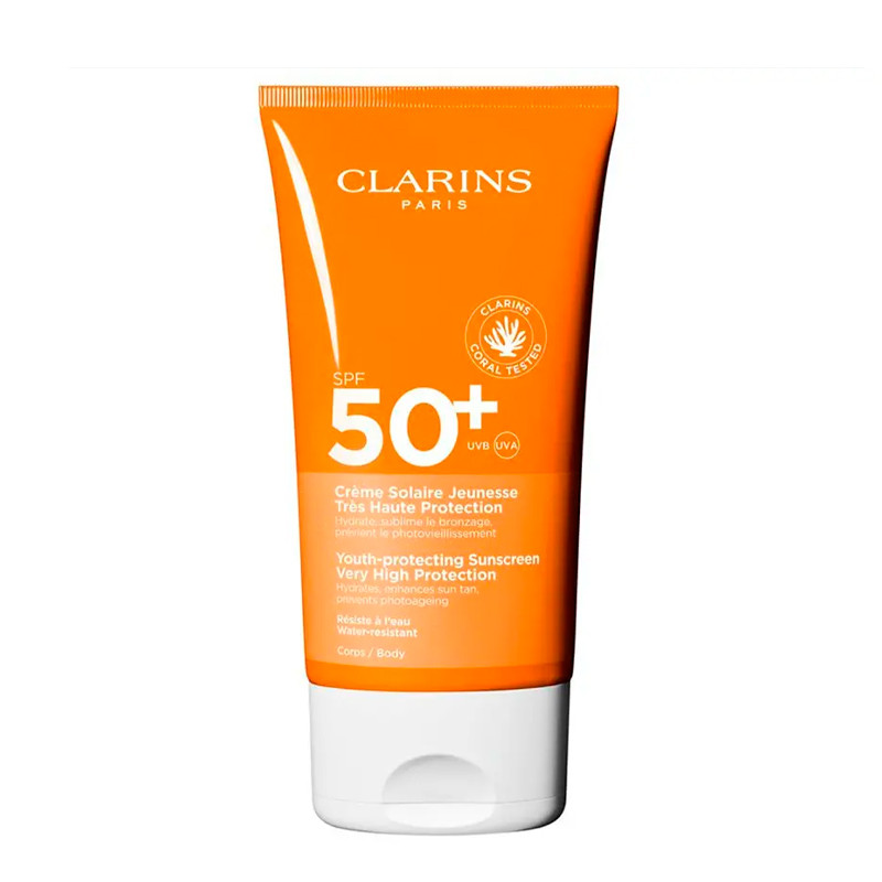Clarins Cosmética Facial Crème Solaire Jeunesse Crema Hidratante Alta Protección SPF50+