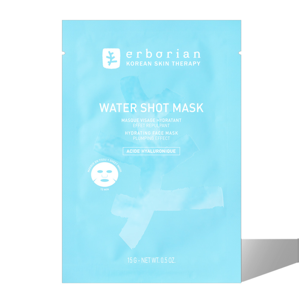 Erborian Women's Light Face Skin Care Water Shot Mask Hydrating Face Mask With Hyaluronic Acid