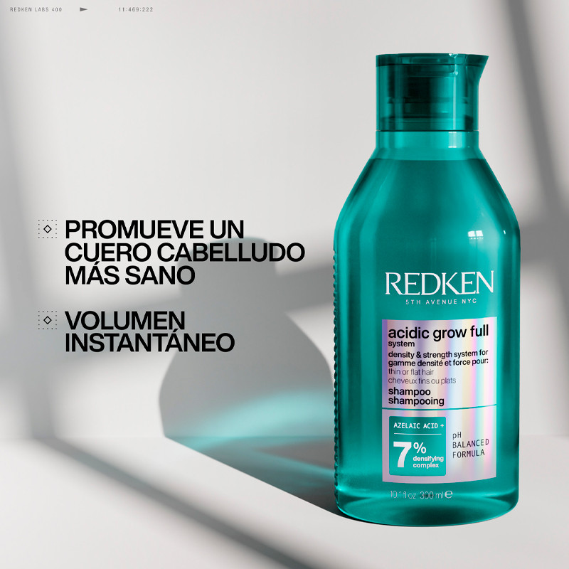 Redken Acidic Grow Full System Shampoo Champú Equilibrante – imagen 2