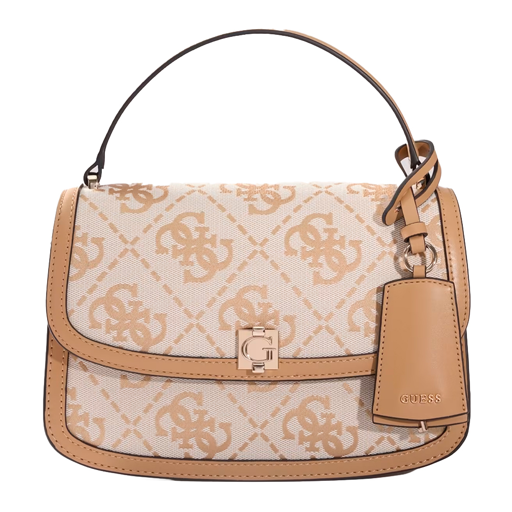 Guess Women's Gold Bags, Toiletry Bags And Suitcases For Audrey Logo Bag