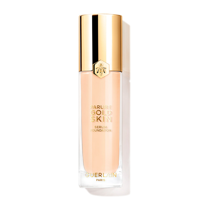 Guerlain Parure Gold Skin Serum Foundation Base De Maquillaje Reparadora Luminosidad Rejuvenecedora