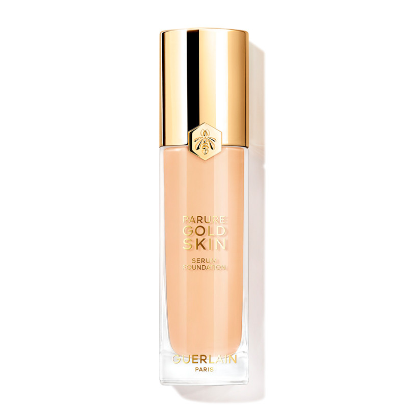 Guerlain Parure Gold Skin Serum Foundation Base De Maquillaje Reparadora Luminosidad Rejuvenecedora
