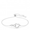 Pulseira Hyperbola Infinity e cora&ccedil;&atilde;o