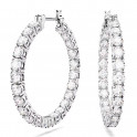Matrix hoop earrings
