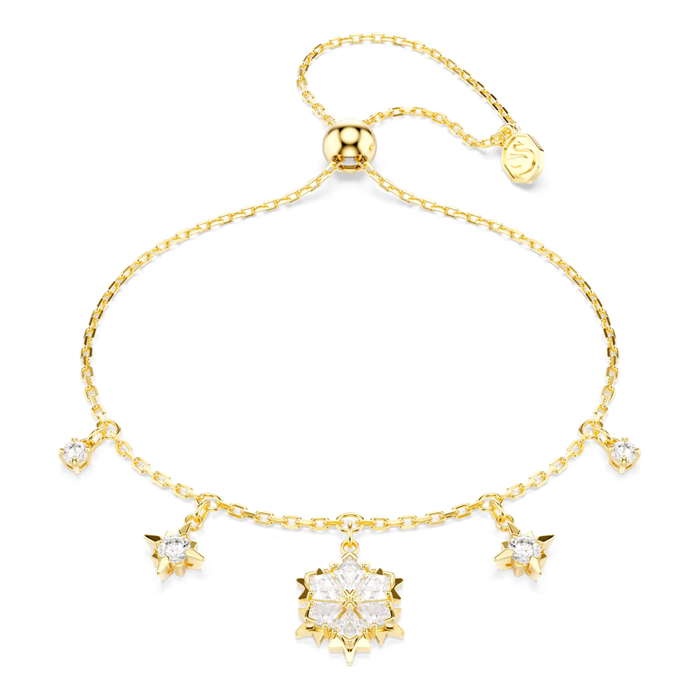 Swarovski Light/Gold Bracelets Magic Snowflake Bracelet