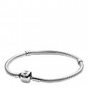 Pulseira Pandora Moments com corrente de cobra e fecho de barril 594593C00
