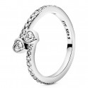 Anillo Dos Corazones Brillantes 191023CZ