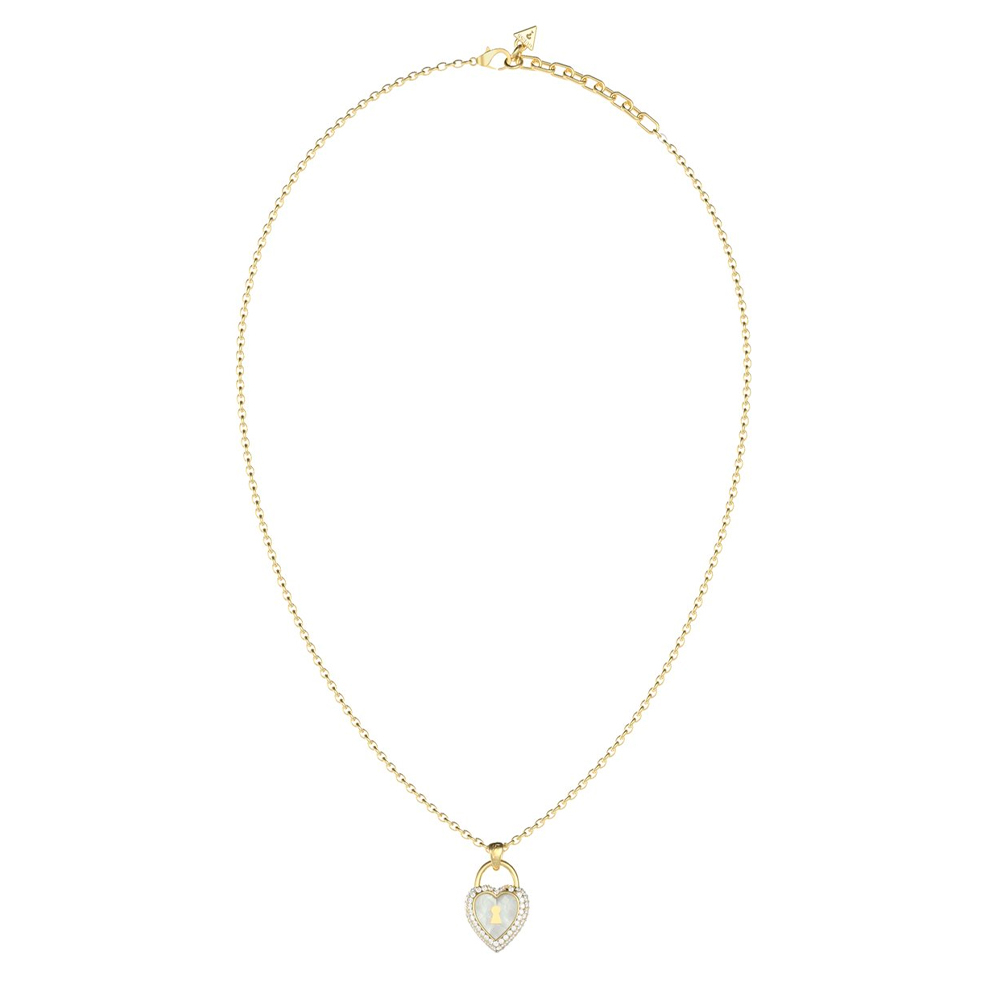 Guess Gold Necklaces Love Bites Necklace Jubn06063jwygt