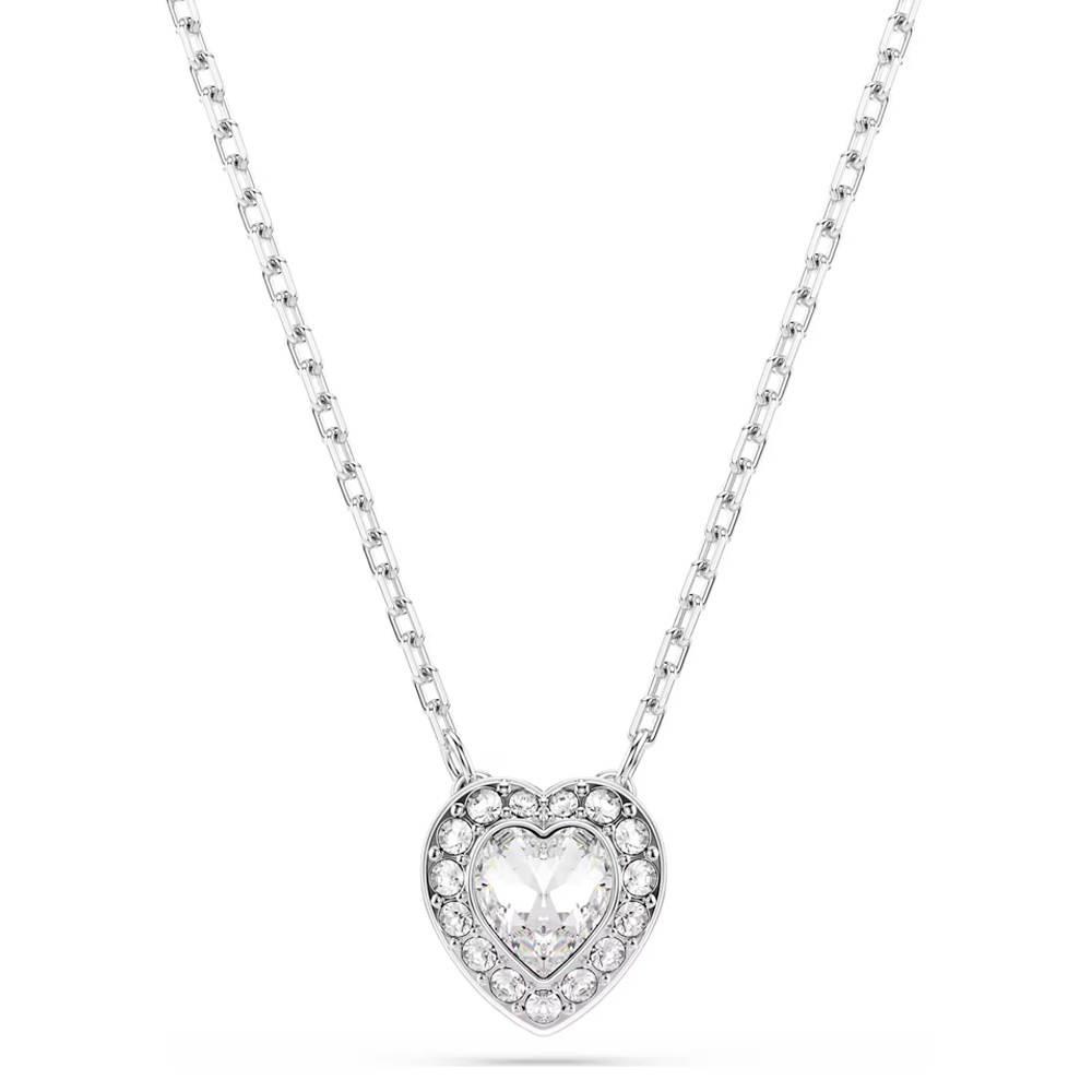 Swarovski Kette Mit Anhänger Weiss in Größe 45 - Bild 4