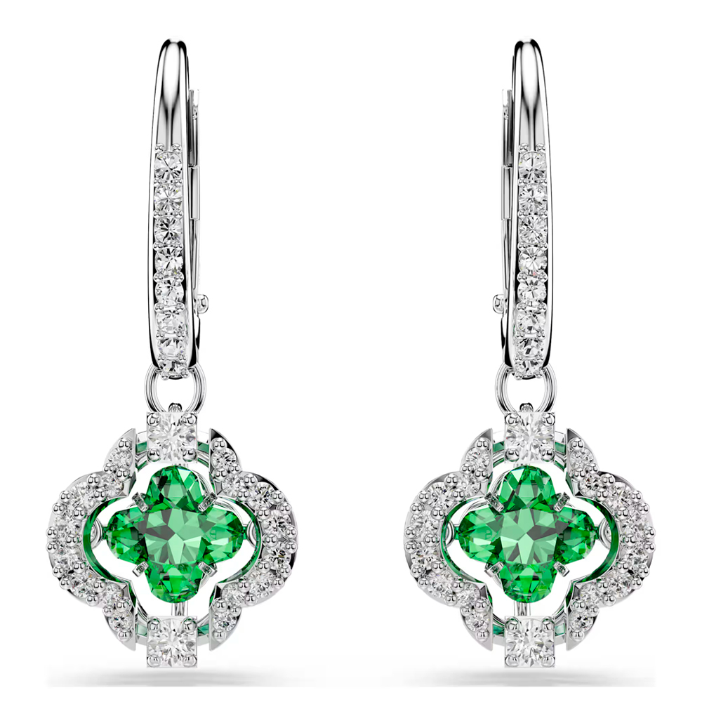 Swarovski Green Earrings Angelic Earrings